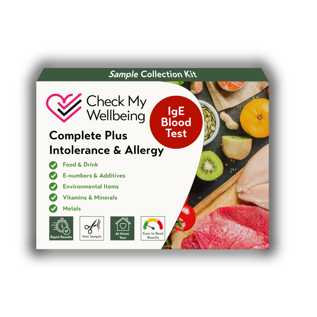 Sensitivity Test Kit Complete Plus Allergy & Intolerance Test Kit (7-in-1) - Check My Wellbeing